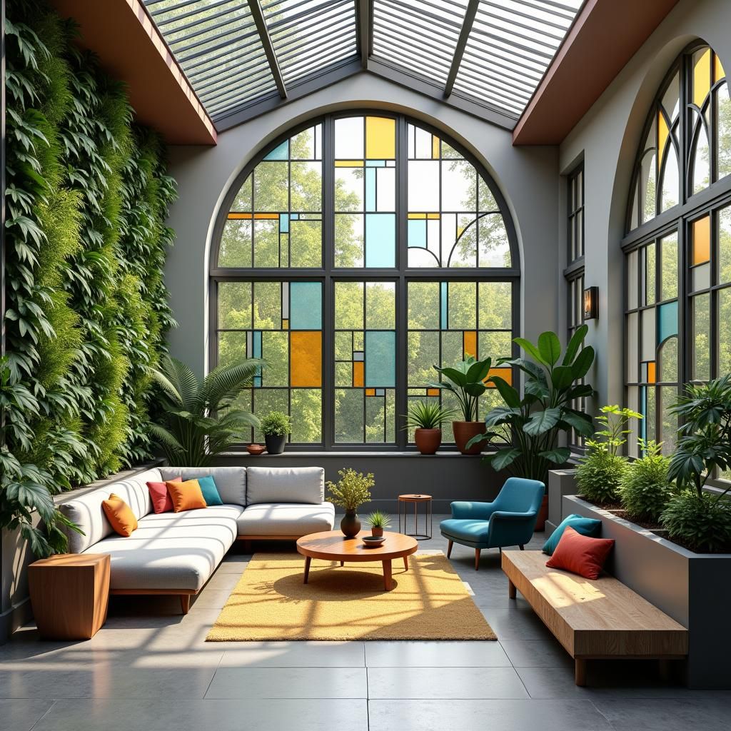 Modern Wintergarden Sanctuary Interior