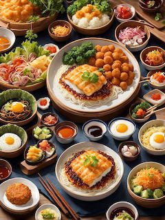 Japanese Food Spread