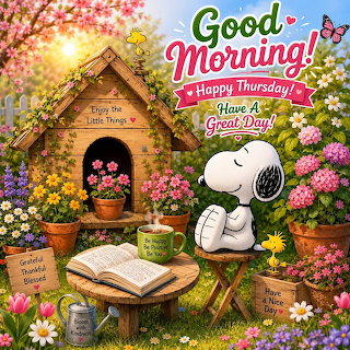 Good Morning Snoopy Garden