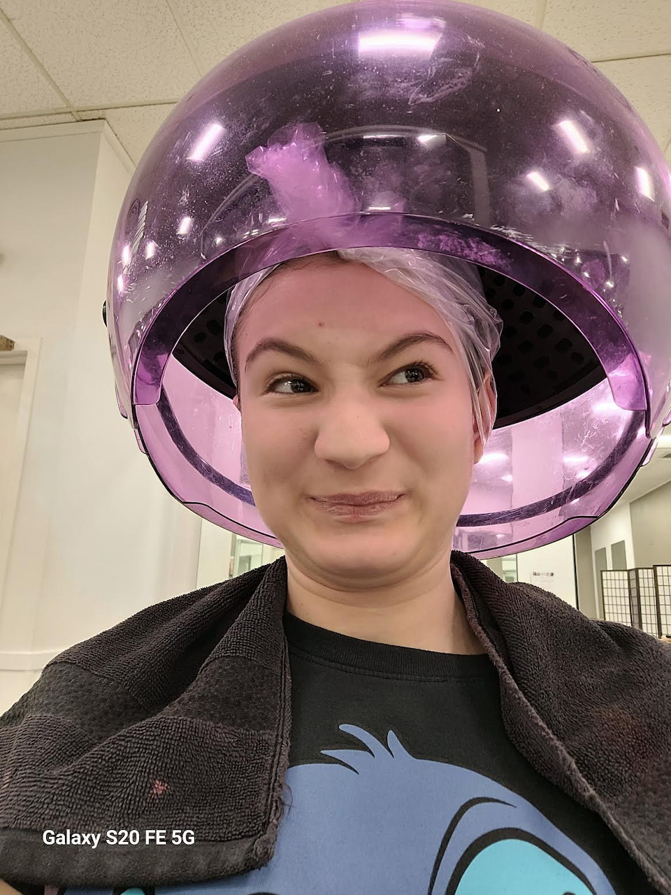 Woman Under Hair Dryer