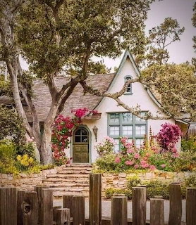 White Cottage Garden