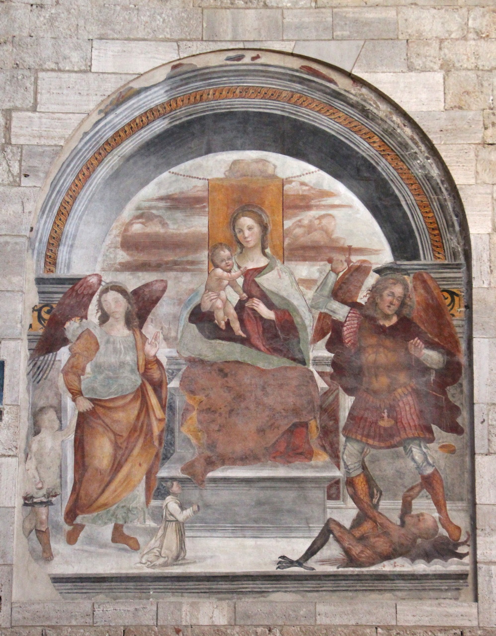 Madonna and Child with Archangels