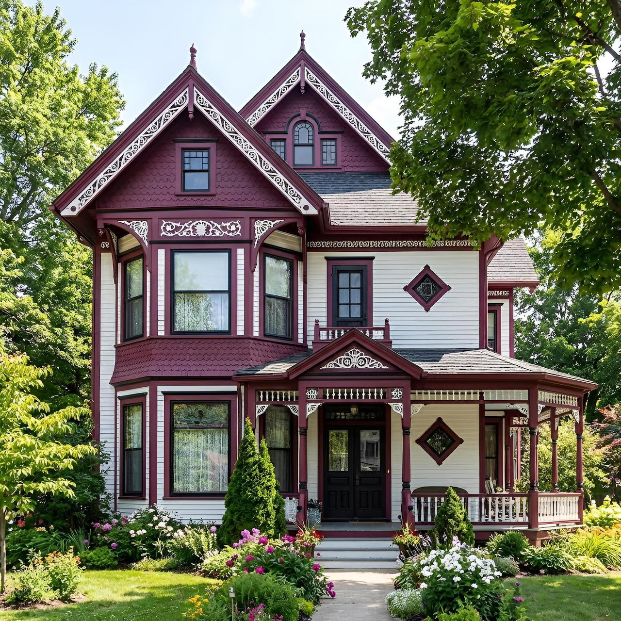 Victorian House with Garden