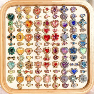 Colorful Gemstone Rings Collection