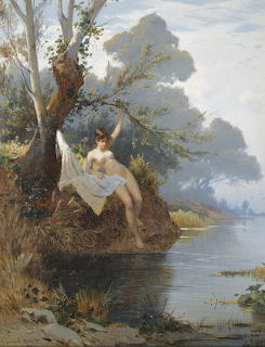 Con la riva del fiume by Hermann Corrodi