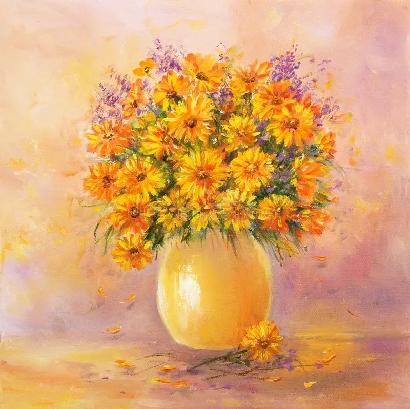 Flower Bouquet in Vase