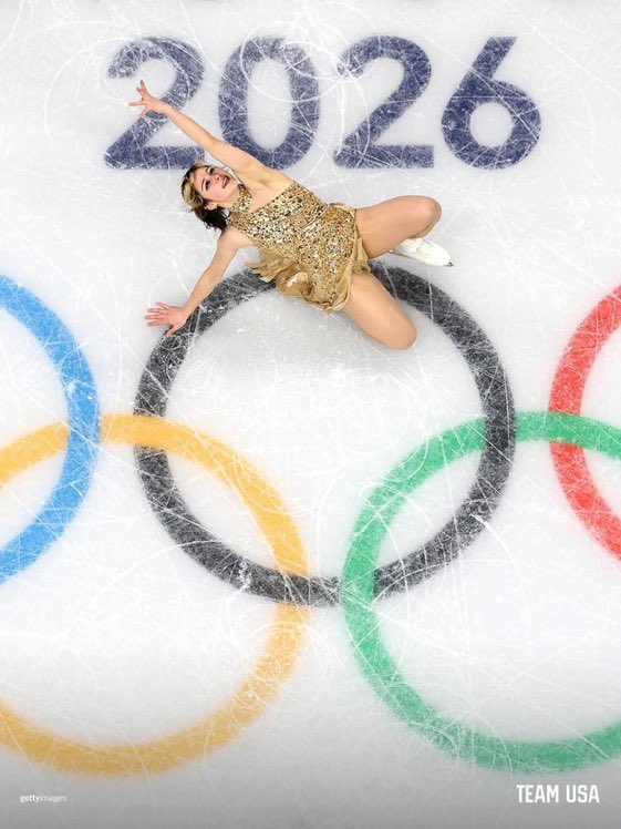 Winter Olympics themed illustration with snowy sports imagery
