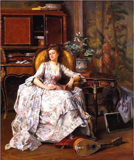 Victorian Woman in Interior