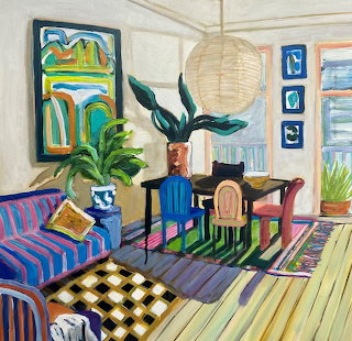 Colorful Modern Living Room Interior