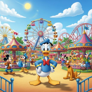 Donald Duck at Fair
