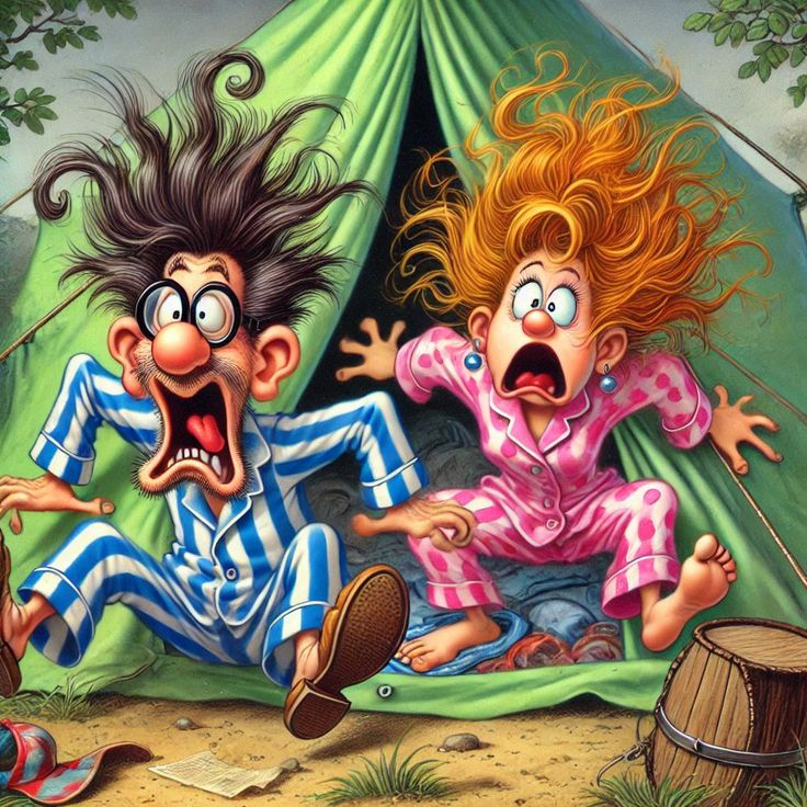 Camping Tent Surprise