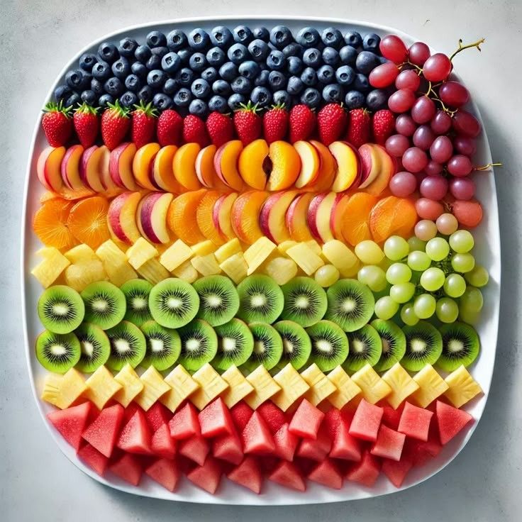 Rainbow Fruit Platter Arrangement