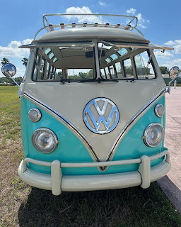 Turquoise VW Bus
