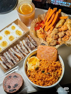Korean Street Food Spread