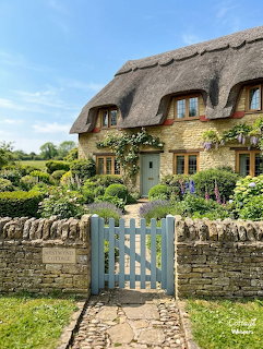 English Thatched Roof Cottage