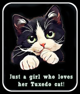 Tuxedo Cat Illustration