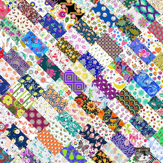Diagonal Patchwork Quilt