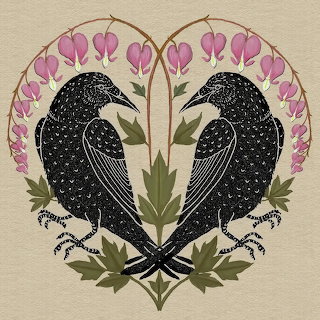 Heart Birds Illustration