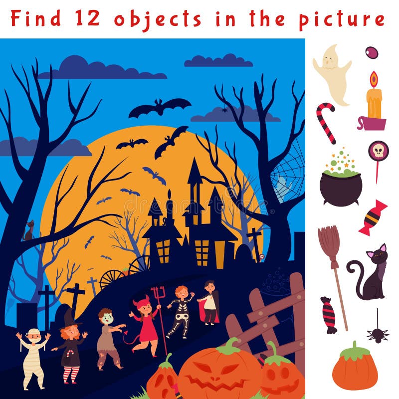 Halloween Hidden Objects