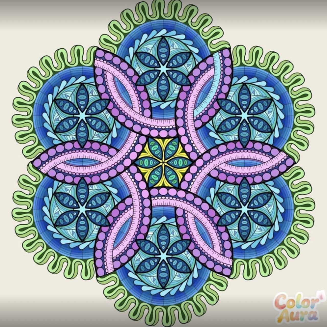 Stained Glass Mandala