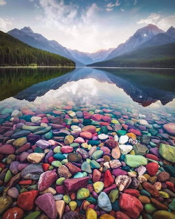 Colorful Lake Stones