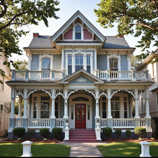 Victorian House with Porches