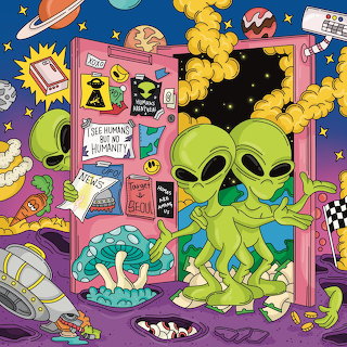 Retro Cartoon Aliens