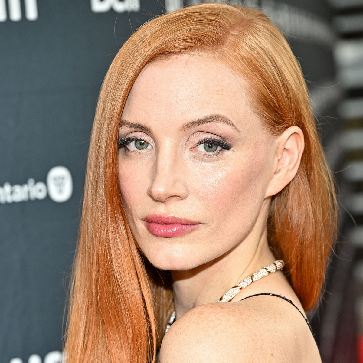 Jessica Chastain Red Carpet Portrait