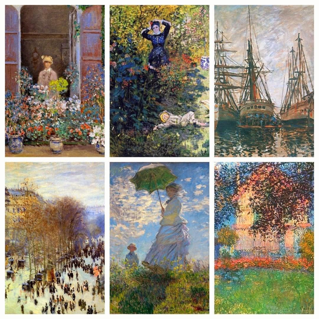 Six Painting Collage
