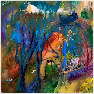 Abstract Forest Landscape