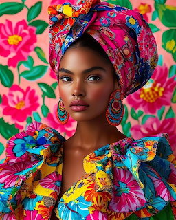 Colorful Fashion Portrait