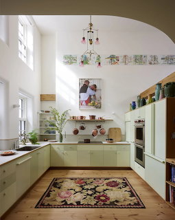 Green Kitchen Interior
