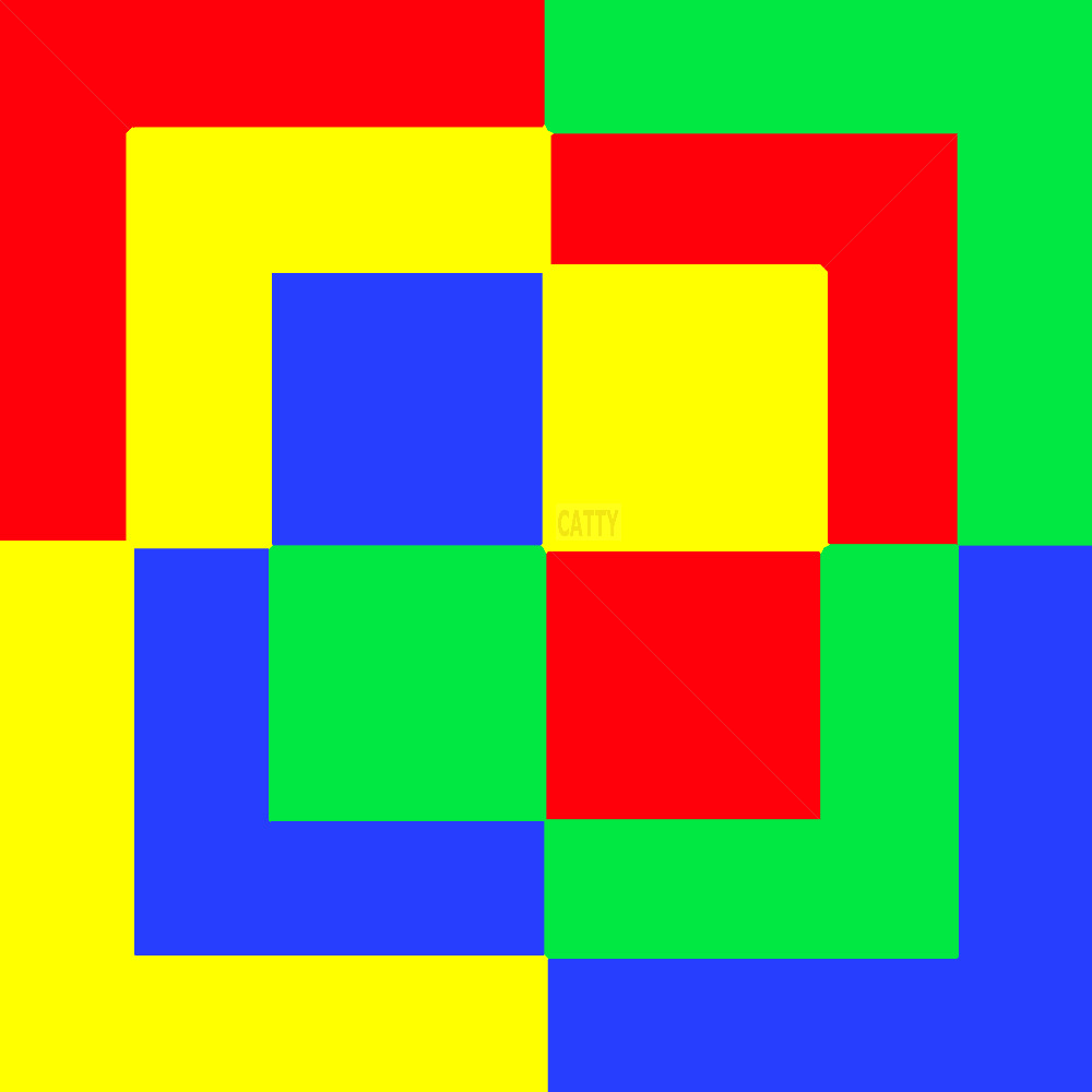 Overlapping Colored Squares
