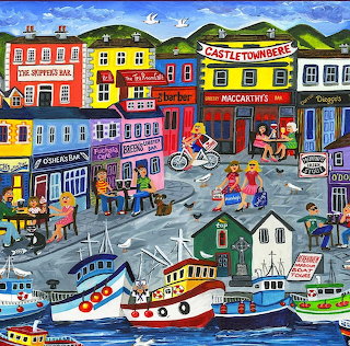 Castletownbere Irish Village Folk Art