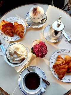 Parisian Cafe Breakfast
