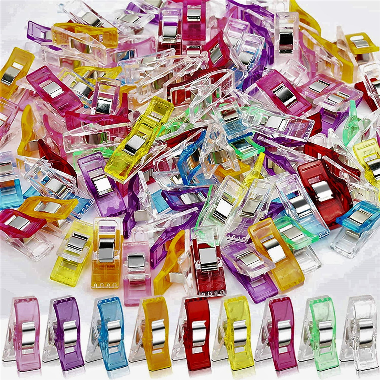 Colorful Sewing Clips Collection