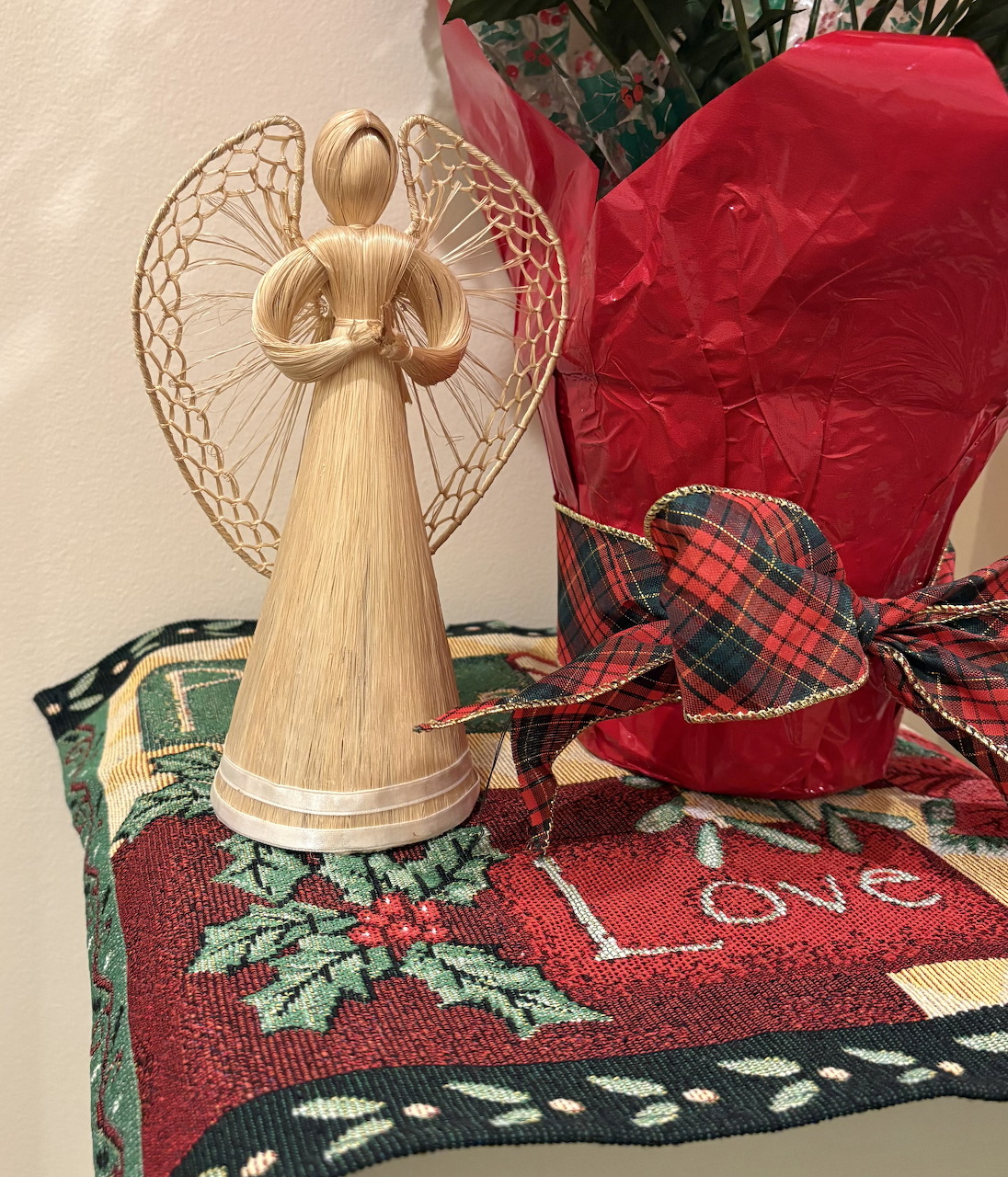 Wooden Angel Christmas Decor
