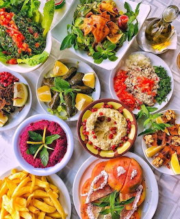 Colorful Brunch Spread Flatlay