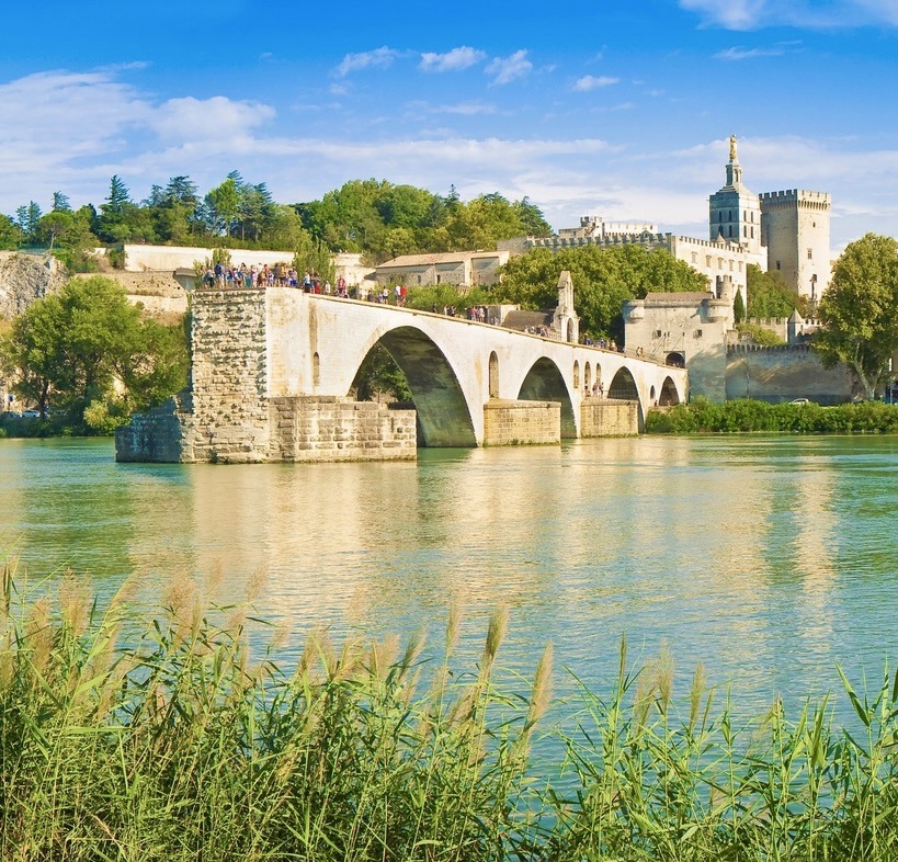 Avignon Bridge and Palace