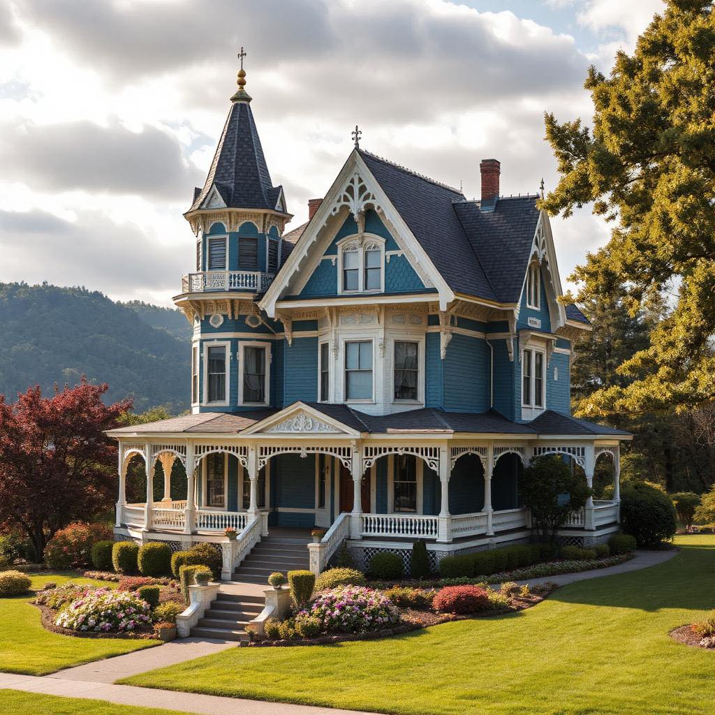 Victorian House with Turret