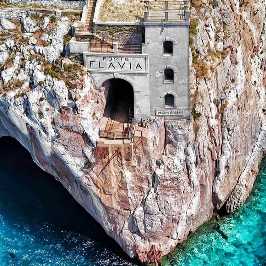 Porto Flavia Italy