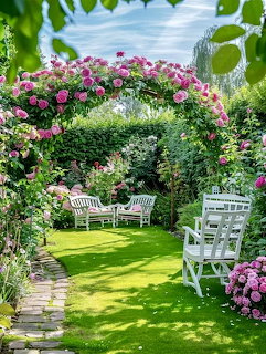 Rose Garden Arch