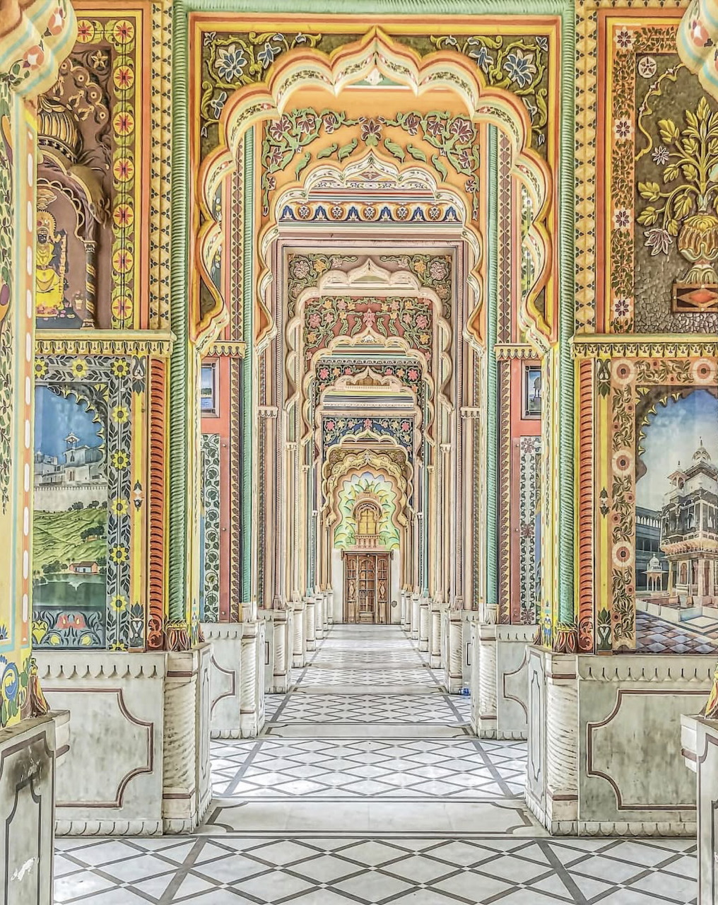 Ornate Palace Interior