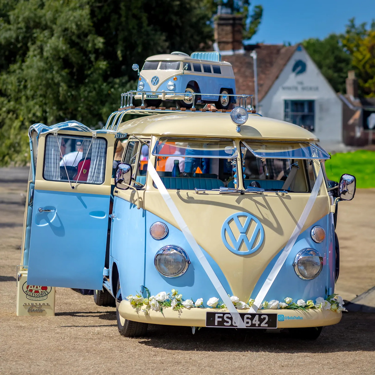 VW Camper with Mini Me