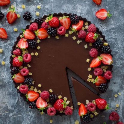 Chocolate Berry Tart