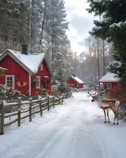 Lofoten Norway Winter Village