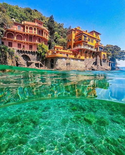 Cliff Houses in Portofino Italy