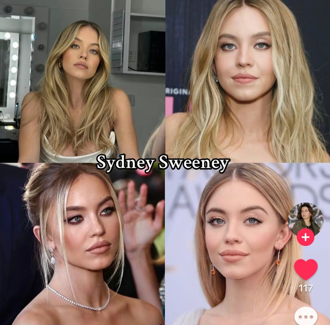 Sydney Sweeney Portrait Collage