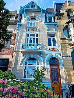 Art Nouveau Blue Villa