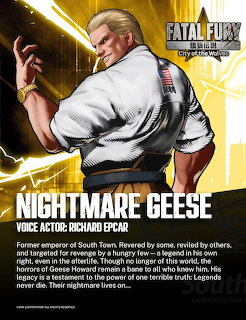 Blonde martial artist in white gi against golden lightning background